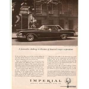  Chrysler Imperial Crown Four Door Print Ad (16711): Home & Kitchen