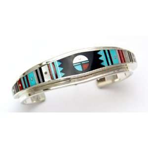  Bracelet   Inlay Cuff Native American Bracelet: Jewelry