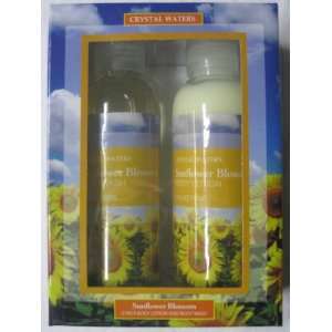 Crystal Waters 2 Pack Body Lotion and Body Wash   Sunflower Blossom