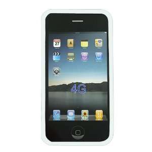  Skque Apple iPhone 4 4G Silicone Skin Case (Clear) Cell 