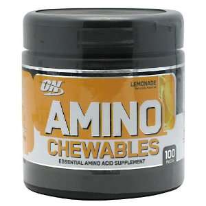  Optimum Nutrition Amino Chewable Lemonade 100/P Health 