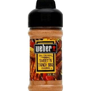 Weber Grill Seasoning SweetN Tangy BBQ, 3 Ounce (Pack of 6)