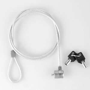   Cable Chain Lock Security for Laptop PC w/ Two Keys: Camera & Photo