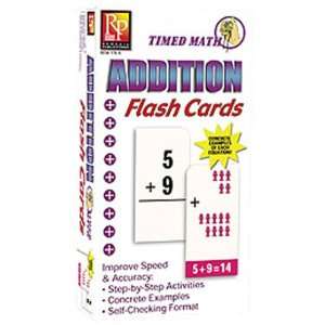   REMEDIA PUBLICATIONS TIMED MATH ADDITION FLASH CARDS: Everything Else