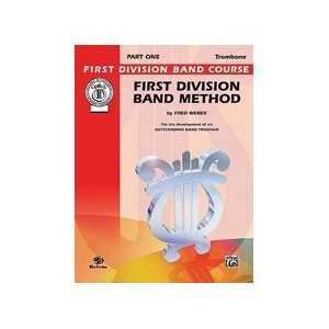   Alfred First Division Band Method Part 1 Trombone Musical Instruments