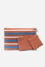 Wood Wood Paper Pouches   Set of 3