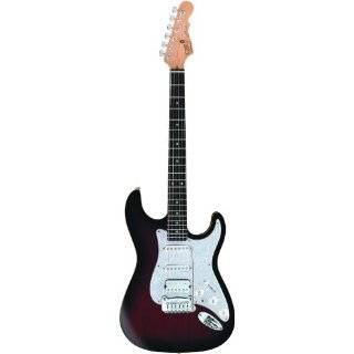 USA Legacy HB Electric Guitar with Red Burst color finish, Satin 