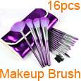16 PCS Studio Makeup Cosmetic Brushes Set Kit Professional Cosmetics 