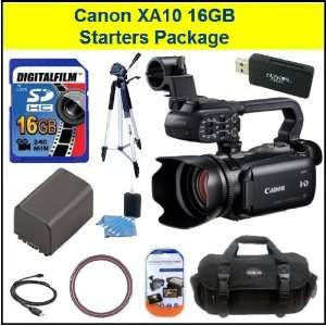  Canon XA10 HD Professional Camcorder Starter Package 