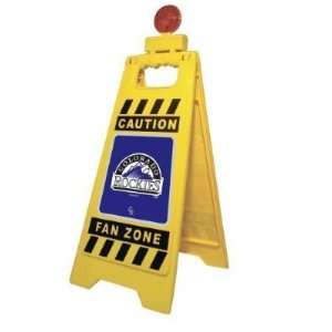  Colorado Rockies 29 inch Caution Blinking Fan Zone Floor 