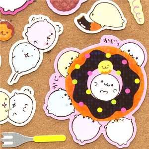    cute Mamegoma Baby Seal stickers with Doughnuts Toys & Games