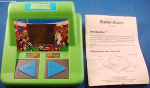 FOOTBALL electronic handheld game by Radio Shack. Fully tested 