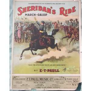 Ephemeral Sheet Music Sheridans Ride 