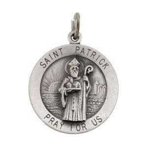  Sterling Silver St. Patrick Medal Pendant: Jewelry
