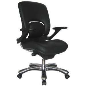  Eurotech Vapor LEATHER Executive Chair in Black Leather 
