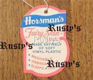 1950s Horsman FAIRY SKIN doll WRIST hang TAG  