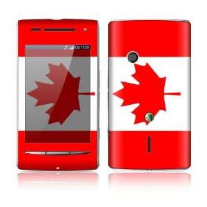  Sony Ericsson Xperia X8 Decal Skin Sticker   Canadian Flag 