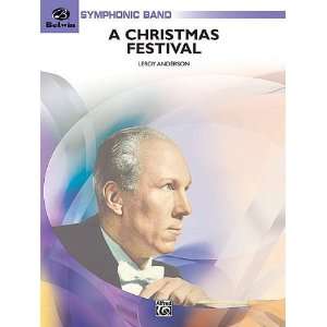 Christmas Festival Conductor Score & Parts Concert Band By Leroy 