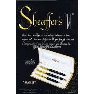   Ad W.A. Sheaffer Pen Company Sheaffers Crest Pen 