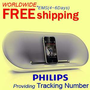 New PHILIPS DS8500 Alarm iPod iPhone Docking Speaker + Worldwide Free 