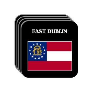  US State Flag   EAST DUBLIN, Georgia (GA) Set of 4 Mini 