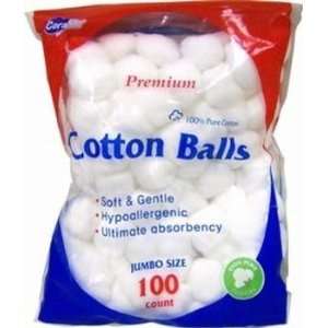  Premium Cotton Ball 100 Count Case Pack 72: Everything 