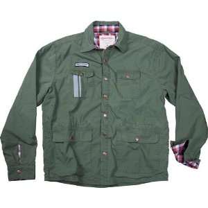 Troy Lee Designs Service Mens Sportswear Jacket   Army Green / Medium