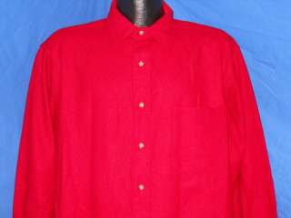 vintage PENDLETON WOOL MENS BUTTON DOWN DRESS MADE IN USA RED SHIRT 