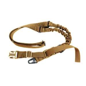    COYOTE BROWN MILITARY SINGLE POINT RIFLE GUN SLING 