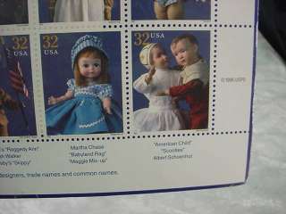   AMERICAN DOLLS 15 USPS US POSTAGE Stamps Collectors SHEET NEW 1997