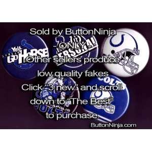   Indianapolis Colts Pins 1.25 Buttons NFL Football 