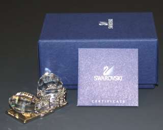 Swarovski Silver Crystal Football Trophy 2” W Original Box Excellent 