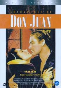 Adventures of Don Juan (1948) Errol Flynn DVD  