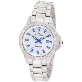   : Lucien Piccard Womens 28002WHD Diamond And Ceramic Watch: Watches