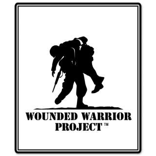 Wounded Warrior Project US Military Veterans car bumper sticker decal 