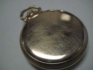 Antique Illinois Bunn 60 Hour Montgomery Pocket Watch  