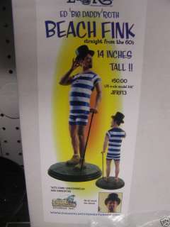 Ed Roth Rat Fink Resin Beach Fink statue new  