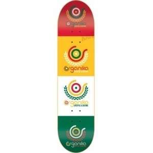  Organika Skateboards Seal of Approval Red Deck Sports 
