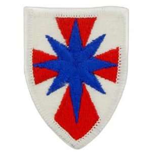 Army 8th Field Support Command Patch Red & White 3