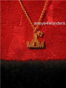 NECKLACE, #1 MOM   14 inch Gold Chain  