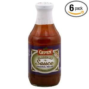 Gefen Rib Sauce, 19 Ounce Glass(Pack of Grocery & Gourmet Food