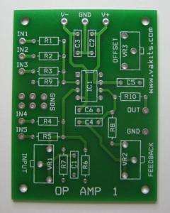Op Amp Prototype Design PCB & TL061 Kit (#1665)  