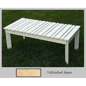   73 000 Coffee Table   Unfinished Aspen:  Home & Kitchen
