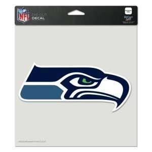    Seattle Seahawks Die Cut Decal   8x8 Color: Sports & Outdoors