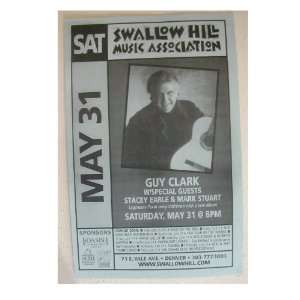 Guy Clark Handbill Poster