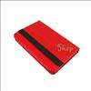   Leather Case Cover RED +Car Charger+Anti G Protector for Kindle Fire