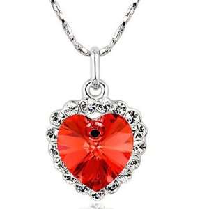  Beautiful Heart of Ocean Crystal Pendant Necklace Birthday 