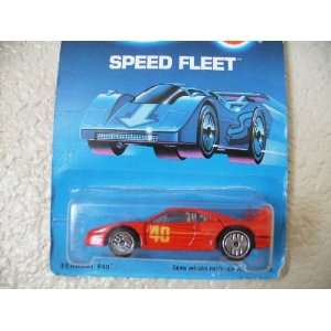   Fleet #1468 Red W/yellow Ferrari Tampos, W/ultra Hots: Toys & Games
