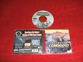 Destroyer Command PC CD ROM Game Windows 95 98 ME  