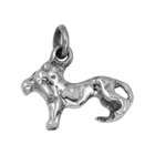 VistaBella 925 Sterling Silver Lion Leo Zodiac Pendant Necklace